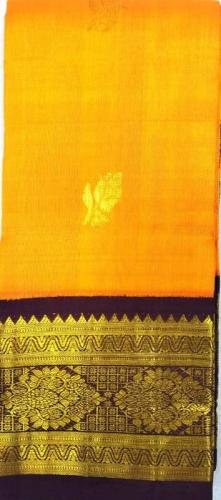 THIRUBHUVANAM HF ZARI SILK SAREE 550 MTS